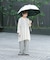 because　晴雨兼用パイピング長傘