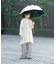 because　晴雨兼用パイピング長傘