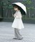 because　晴雨兼用パイピング長傘