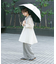 because　晴雨兼用パイピング長傘