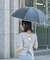 because　晴雨兼用パイピング長傘
