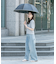because　晴雨兼用パイピング長傘