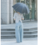 because　晴雨兼用パイピング長傘