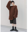 ボリュームニットミニワンピース
