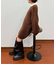 ボリュームニットミニワンピース