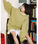 ボリュームニットミニワンピース