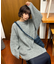 ボリュームニットミニワンピース