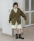 スクエアトゥフラットブーツ