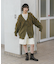スクエアトゥフラットブーツ