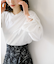 ギャザースリーブクロップドTシャツ