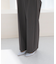 ヘリンボーンラップストレートパンツ