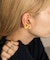SMELLY so’　flat circle earcuff gld
