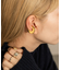 SMELLY so’　flat circle earcuff gld