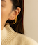 SMELLY so’　double circle earcuff gld
