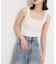スクエアネックカップツキタンクトップ