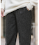 ウールブレンドネップワンタックパンツ
