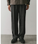 ウールブレンドネップワンタックパンツ