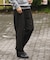 ウールブレンドネップワンタックパンツ
