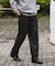 ウールブレンドネップワンタックパンツ