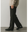 ウールブレンドネップワンタックパンツ