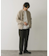 ウールブレンドネップワンタックパンツ