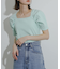 タックボリュームスリーブカットソー