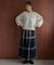 『低身長向けも展開』チェックプリーツイージースカート