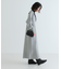 深Vネックニットワンピース