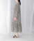 sara mallika　COTTON LUREX RIPPLE PRINT DRESS