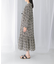 sara mallika　COTTON LUREX RIPPLE PRINT DRESS