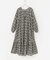 sara mallika　COTTON LUREX RIPPLE PRINT DRESS