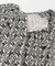sara mallika　COTTON LUREX RIPPLE PRINT DRESS