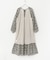 sara mallika　COTTON LUREX RIPPLE PRINT DRESS