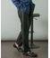 『セットアップ対応』『XLサイズあり』Fake Fabricストレッチスラックス