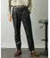 『セットアップ対応』『XLサイズあり』Fake Fabricストレッチスラックス