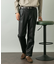 『セットアップ対応』『XLサイズあり』Fake Fabricストレッチスラックス