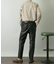 『セットアップ対応』『XLサイズあり』Fake Fabricストレッチスラックス