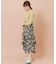 KBF+　フラワープリントボリュームスカート