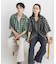 『ユニセックス』オンブレーチェックショートスリーブシャツ