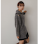ショルダージップメランジセーター