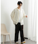 レースフェイクレイヤードロングスリーブシャツ