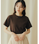 コットンクルーネックTシャツ(半袖)