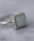 SMELLY so’　square amazonite ring