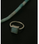 SMELLY so’　square amazonite ring