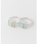 SMELLY so’　square amazonite ring