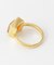 SMELLY so’　square carnelian ring