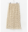 チュールフラワーレイヤードスカート