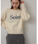ロゴシシュウセーター