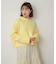 ワイドリブクルーネックセーター