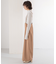 ピンタックハイウエストサロペット